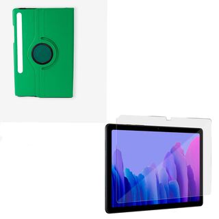 Funda + Lamina Para Tablet Samsung S7 FE / S7 PLUS Verde,hi-res