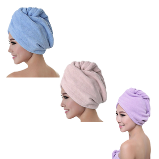  3 toalla microfibra pelo toalla turbante toalla de pelo ,hi-res