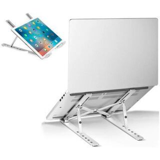Soporte Notebook Aluminio Base Macbook Elevador Stand Tablet,hi-res