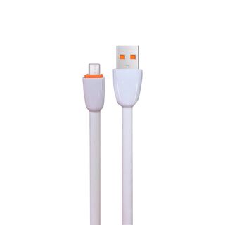 Cable USB a Micro USB 2.0 1mt Blanco Cable Plano Dblue,hi-res