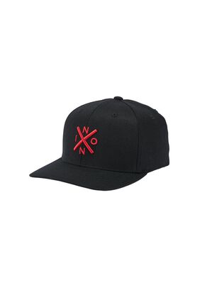 Jockey Exchange Flex Fit Hat Black Red,hi-res