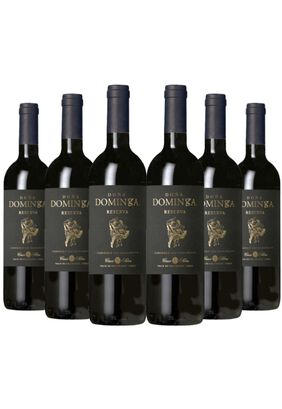 6 Vinos Doña Dominga Black Reserva Cabernet Sauvignon,hi-res