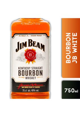 Whisky Bourbon Jim Beam White 750cc 1 Unidad,hi-res
