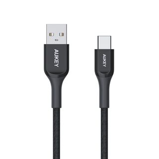 AUKEY Cable USB-A a USB-C Kevlar 1.2m Negro - CB-AKC1,hi-res