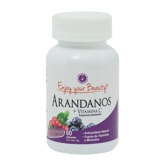 Arándanos + Vitamina C 740mg X 60 capsulas,hi-res