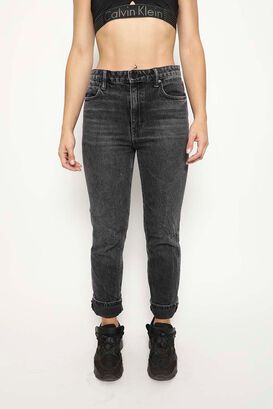 Jeans high waist  gris alexander wa talla 37 A1350,hi-res