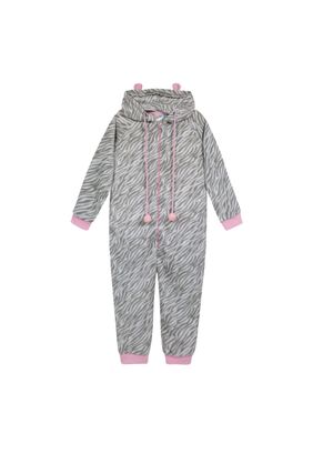 Pijama Teens Niña Polar Entero H2O Wear Gris,hi-res