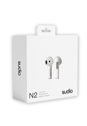 Audifonos Sudio Earphones N2 TWS White Premium Edition IPX,hi-res