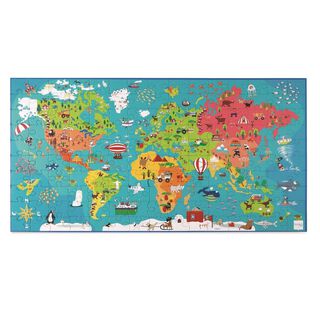 Puzzle 150Pcs Mapa Del Mundo Scratch Europe,hi-res