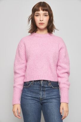 Sweater casual  rosado zara talla M 946,hi-res