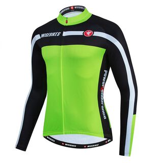 Chaquetilla tricota térmica para Ciclismo Green WB,hi-res