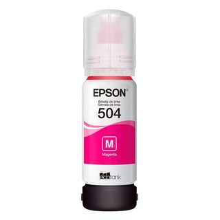 Tinta Botella Epson T504 70ml Ecotank Magenta C13T03N32A,hi-res