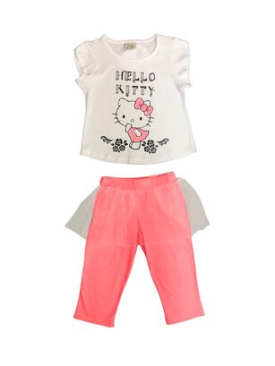 Pijama Niña Algodón con Tul Estampado Hello Kitty,hi-res