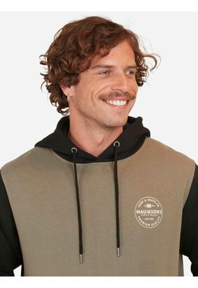 Poleron Surf And Skate Co. Hoodies Hombre Verde Maui And Sons,hi-res