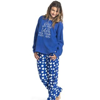 Pijama Mon Amour micropolar 31543 Azul,hi-res