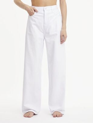 Jeans High Rise Relaxed Blanco Calvin Klein,hi-res