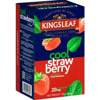 Infusion Frutillas Menta Cool Strawberry 20 Bolsas - Kingsleaf,hi-res