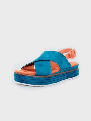 Sandalia Coca azul Stylo Shoes,hi-res