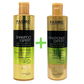 Pack Shampoo + Acondicionador Expert Argan y Keratin 500ml,hi-res
