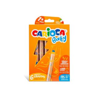 Crayón 3 En 1 Baby 6 Colores Carioca - PS,hi-res