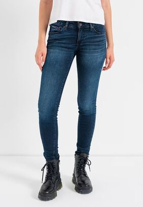 Jeans Sophie Skinny Con Logo Azul Tommy Jeans,hi-res