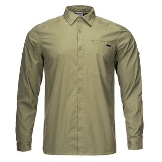Camisa Hombre Alloy Long Sleeve Shirt Melange Verde Lippi V23,hi-res