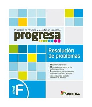 TEXTO PROGRESA RES. DE PROBLEMAS F / SANTILLANA / SANTILLANA,hi-res