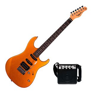 Pack Guitarra Electrica Con Mini Amplificador Tagima TG510 MGY + WG-5,hi-res