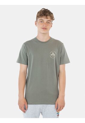 Polera Made For The Search Tee Verde Infantil Rip Curl,hi-res