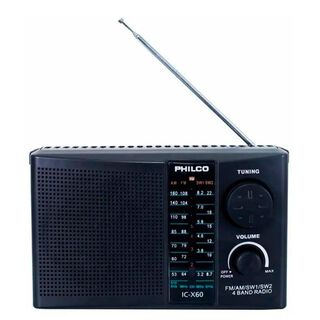 Radio Philco Ic-x60 4 Bandas Am-fm-sw1-sw2 -malik,hi-res