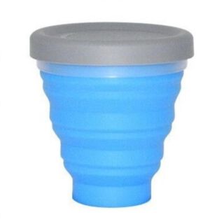 Vaso plegable azul 200 ml pro outdoor,hi-res
