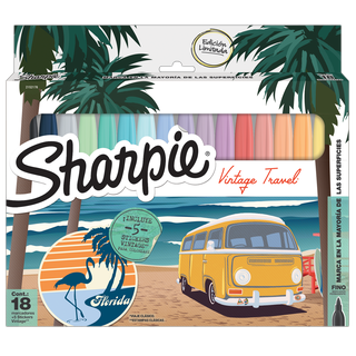 Marcadores Sharpie Vintage Travel Set 18 Colores,hi-res