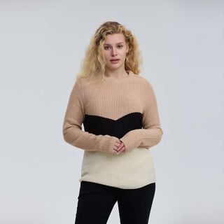 Sweater Mujer Tejido Beige Fashion´s Park,hi-res