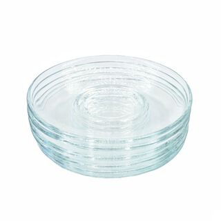 Platillo plato de vidrio para taza mug 17cm pack 6 pcs,hi-res