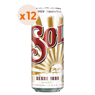 12X Cerveza Sol Lata 4,5° 470Cc,hi-res
