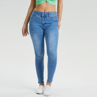 Jeans Skinny Kim Lavado Azul Claro Mujer,hi-res