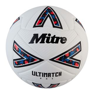 Balon Futbol Ultimatch One Mitre Blanco T.5,hi-res