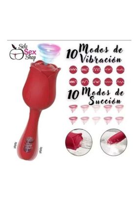 Rosa Vibrador Succionador Mujer 3 Velocidades 10 Frecuencias,hi-res