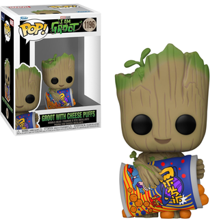 Funko Pop Groot With Cheese Puffs 1196 - I Am Groot,hi-res