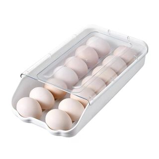 Caja Organizador Multiuso Huevera 14 Huevos Apilable Nevera,hi-res