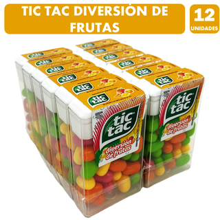 Tic Tac Diversión De Frutas De Colores (Caja Con 12 Uni),hi-res