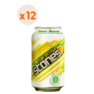 12X Cerveza Lemon Stones Maracuyá Lata 2,5° 350Cc,hi-res