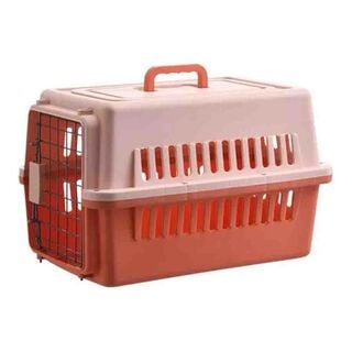 Canil Transportadora Gatos Perros Mascotas Rojo,hi-res