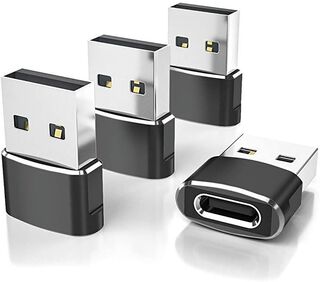 Elebase  Pack 2 unidades Adaptador USB C hembra a USB macho,hi-res