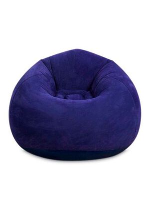 pouf inflable azul,hi-res