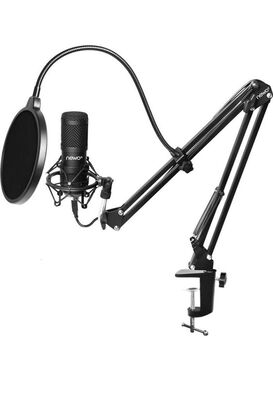 Soporte Brazo Microfono Estudio Pro Alctron Ma614 Black