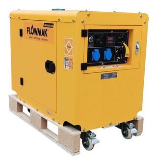 Generador Diesel 5000 W (5kw) Ats - Flowmak Ldg6500s-jm 220v,hi-res