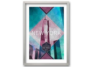 Cuadro 40x30 cm ilustración New york,hi-res