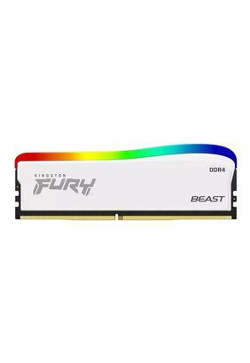 Memoria Kingston Fury Beast RGB 8GB DIMM DDR4-3600 Blanco,hi-res