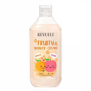 Fruity Shower Cream Crema de Ducha Peach And Apricot 500Ml,hi-res
